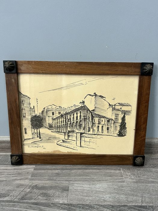 Антикварна картина, 6 бр.