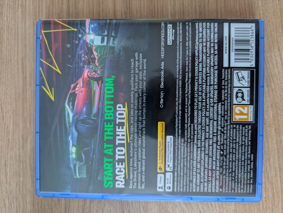 Joc pentru consola, Need for Speed Unbound, PS5