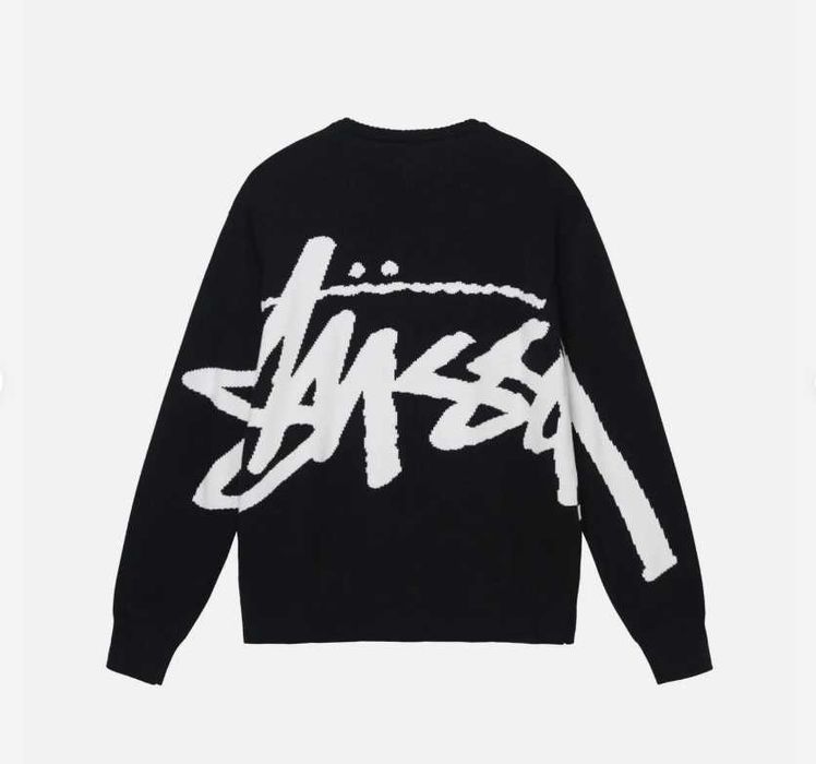 Stussy Stock Sweater Black