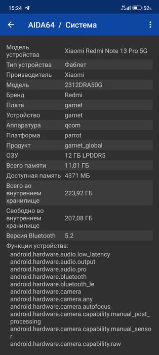 Redmi note 13 Pro 12/256 5G
