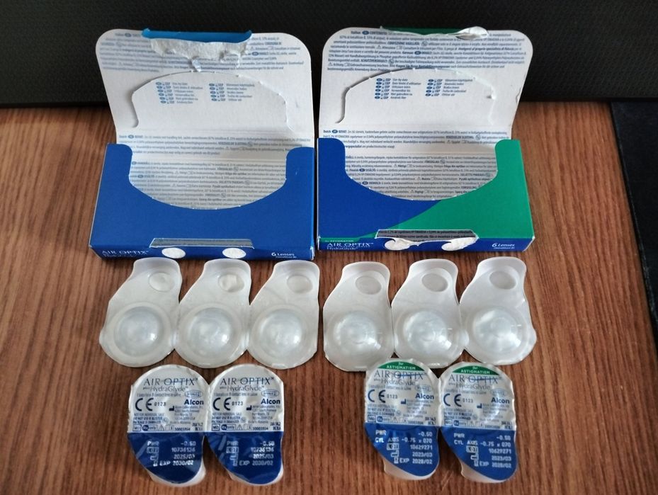 5 seturi OD și OS- Lentile contact noi Alcon.