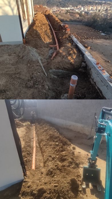 Услуги с мини багер, бобкат, трамбовка и самусвал!