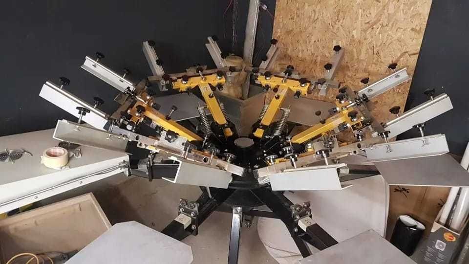 Carusel serigrafic 6 posturi/ 6 culori