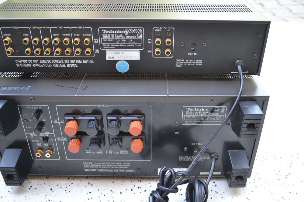 Amplificator putere Technics SE-A 5 MK 2 cu Preamplificator Technics SU-A 6