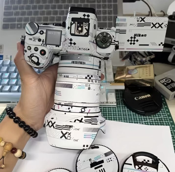 Proffesional kamera stikerlari barcha turdagi body obyektivlar uchun