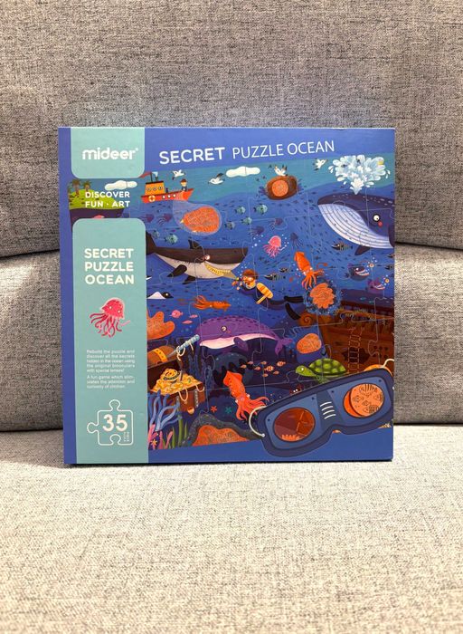 Puzzle secret cu ochelari - Oceanul