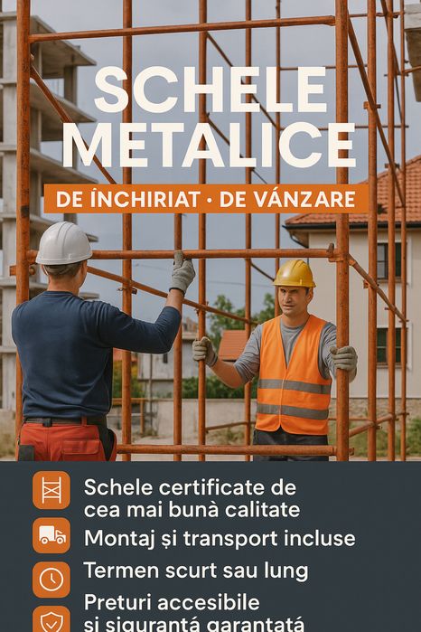 Schela de vanzare si de inchiriat