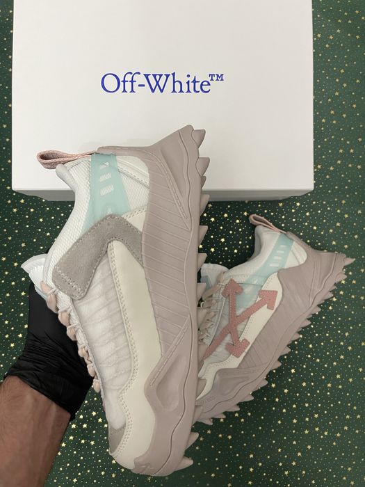 Off-White Odsy-1000 Grey Powder Pink
