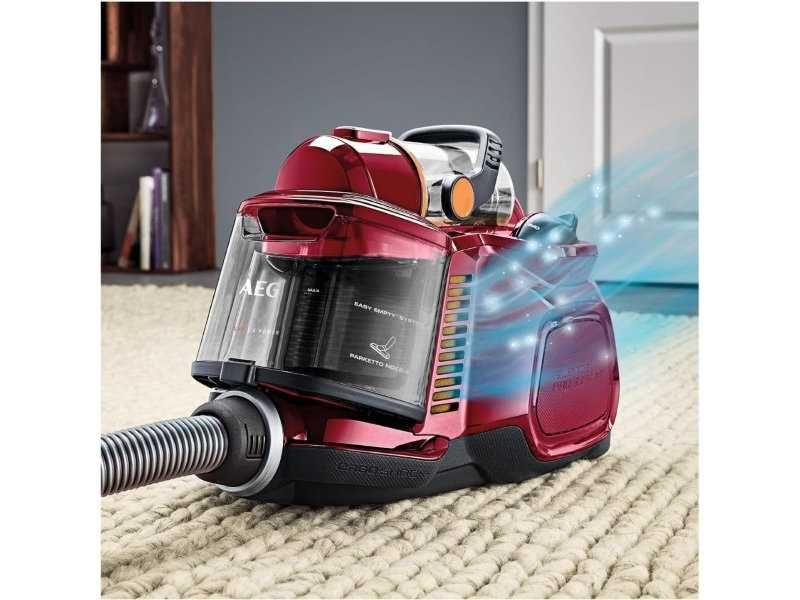 Прахосмукачка AEG LX7-2-CR-A 600 W, Червена