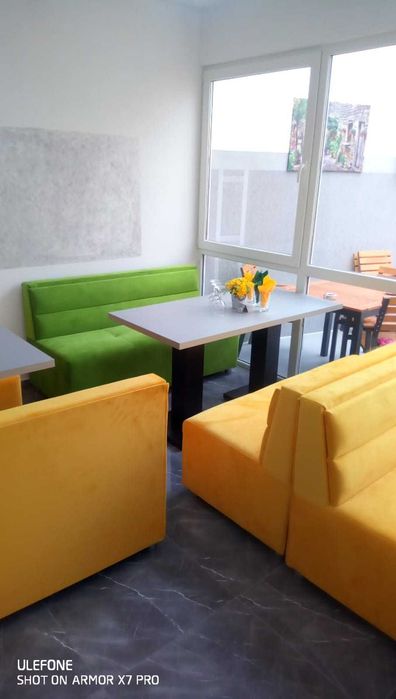 Canapele modulare, taburete- Bar, Cafenea, Fast food, Pizzerie, Bistro