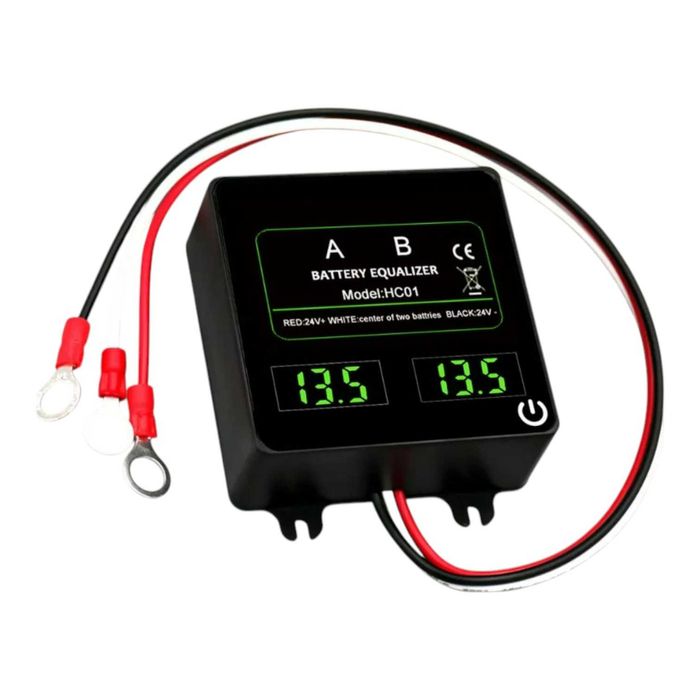 Egalizator baterii 24/48 V/LCD panouri fotovoltaice, 2/4 baterii x 12V