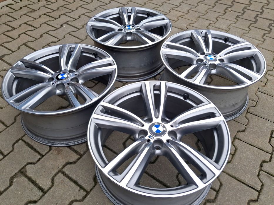 Jante BMW M pe 19 Diamond Cut originale 3 F30 4F32 roti anvelope jenti