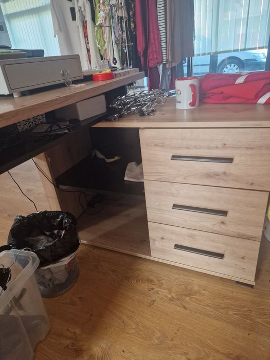 Receptie/Birou modular versatil din PAL gros (în L sau drept)