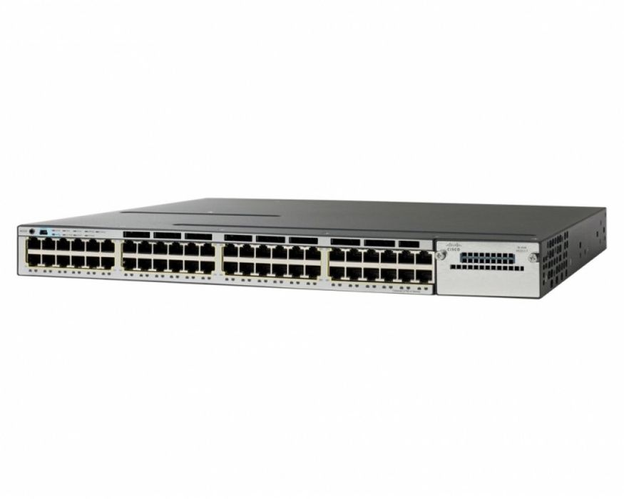 Cisco WS-C3750X-48T - управляемый коммутатор L3 (48 портов)