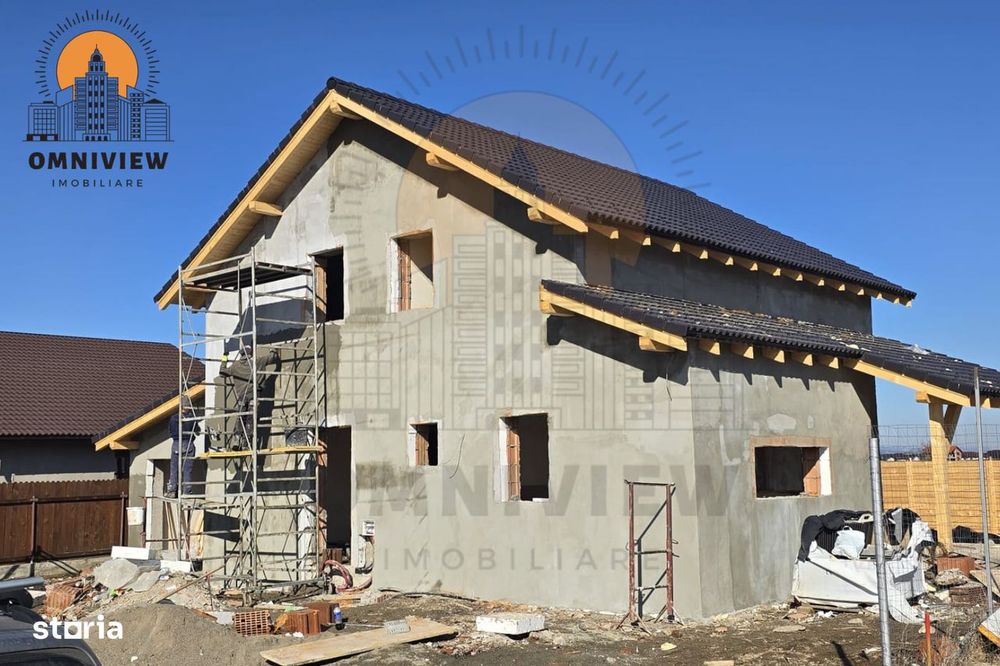 Casă nouă cu garaj, 145 mp utili, teren 500 mp–TVA inclus