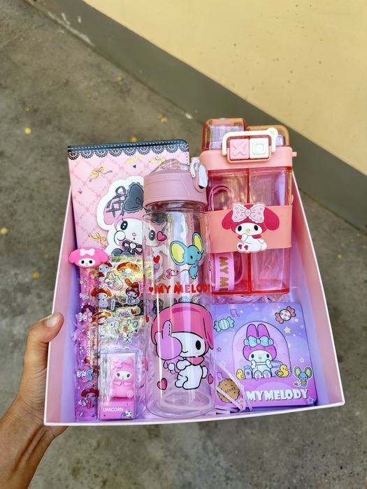 Боксы с канцтоварами для подарка Labubu,Kuromi, Capybara,Hello kitty