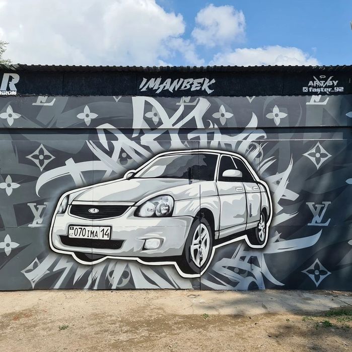 Покраска стен, Художественная роспись