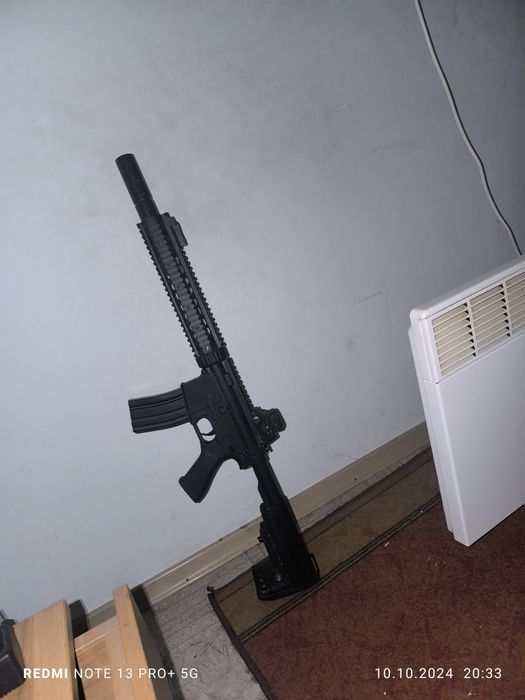 Airsoft M4A1 с пластмасови топчета (28гр и 32гр)