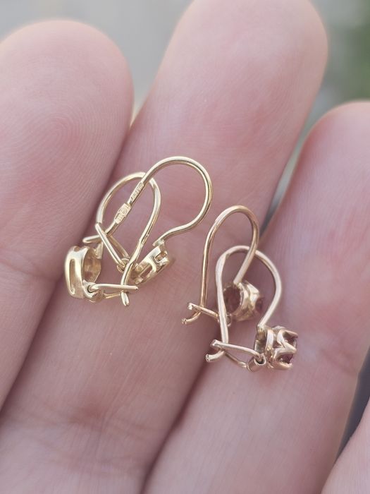 Серьги детские 585 проба