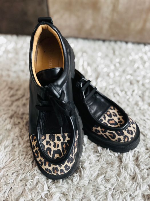 Дамски обувки от естествена кожа Benzo Baldini