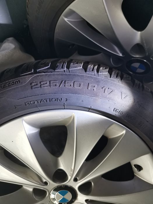 Конплект четири джанти с гумите като нови за BMW.