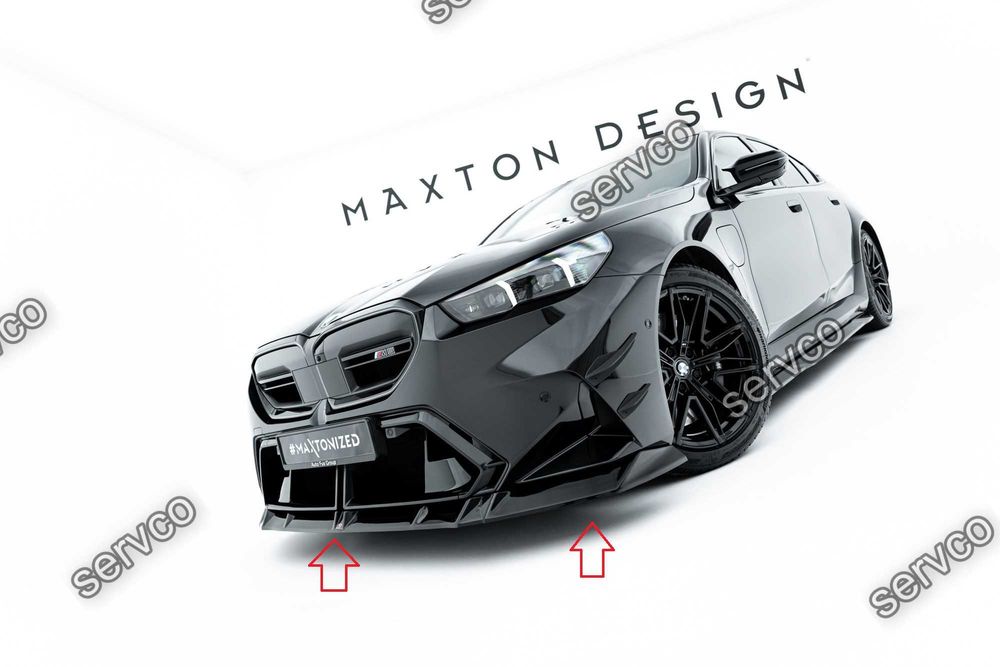 Prelungire splitter bara fata Bmw M5 G90 Sedan Touring 2024- v1 - Maxton Design