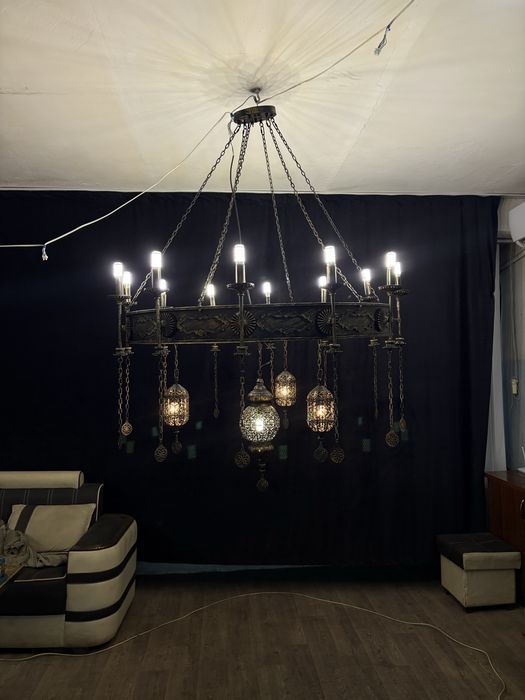 Люстра ручной работы