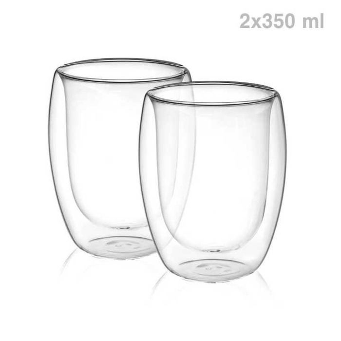 Комплект 2 броя Чаша за капучино Лате Двойно дъно