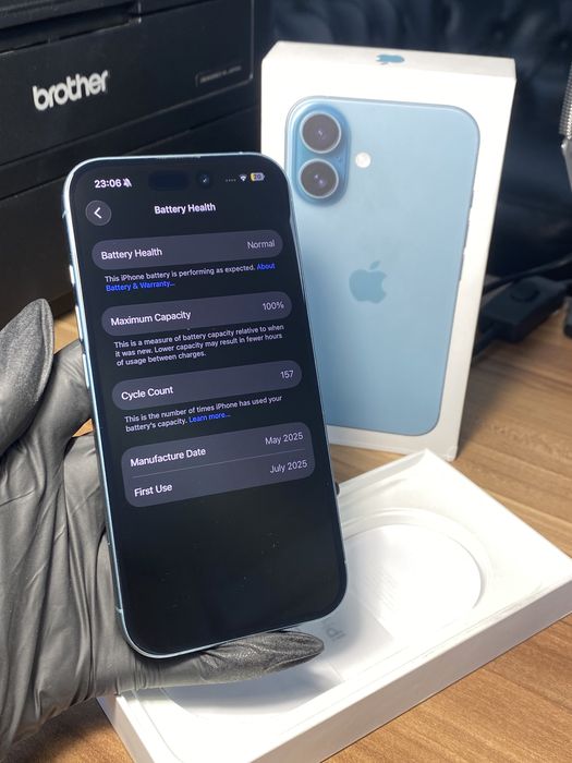 iPhone 16• 128 GB • Teal / Cod produs: 5860