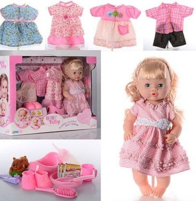 Кукла пупс Валюша с горшком, говорит, 5 комплектов одежды,I