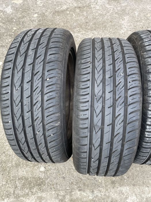 Schimb jante Renault aliaj, cu anvelope vara Viking 215/50/17.