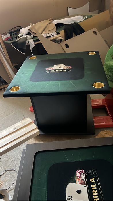Masa de poker + remi customizata CustomTables.eu Bucuresti