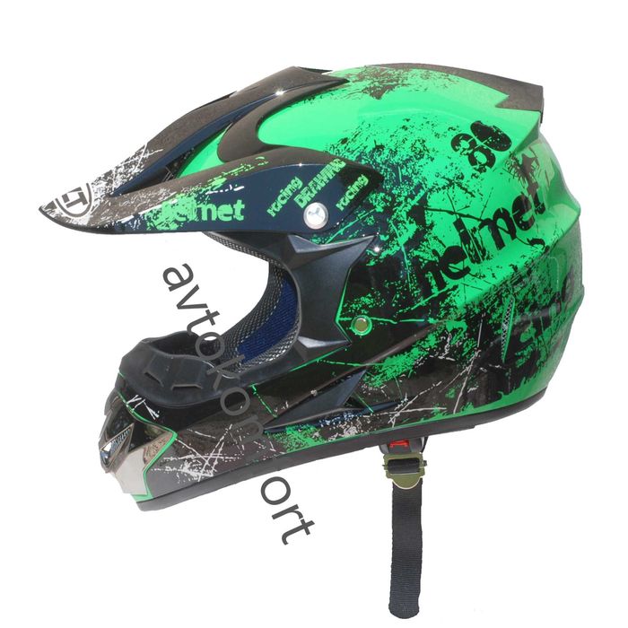 Кросова Детска Каска За Мотор Мотокрос БМХ ДОТ Сертификат И Тротинетка