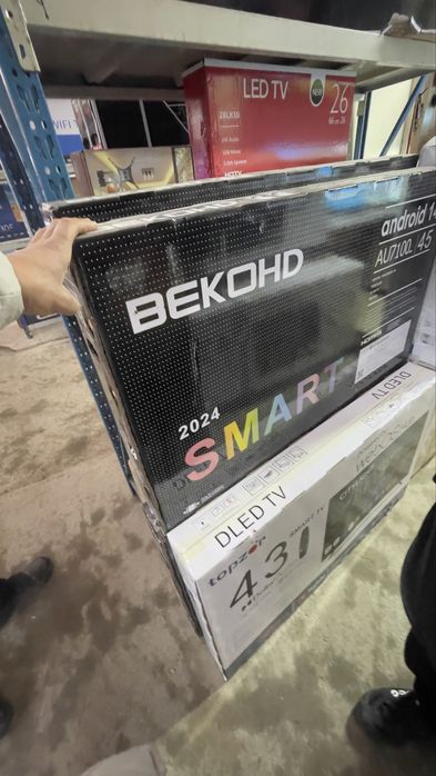 43)ЭКРАН смарт андроид голос 2 пулт телевизор samsung