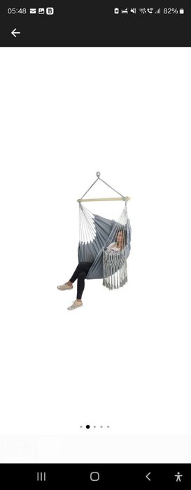 Scaun agatat tip hamac