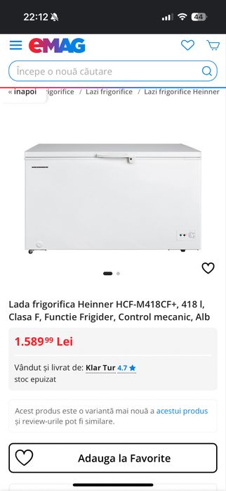 Lada frigorifica heiner