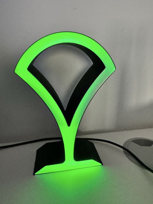 Suport casti RGB (color cu telecomanda) USB