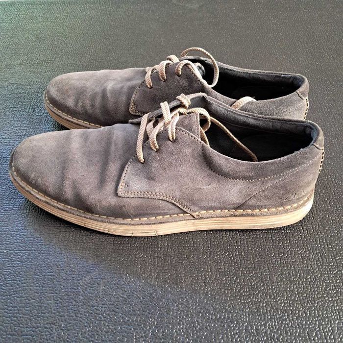 Мъжки обувки Clarks Forge Vibe велур/кожа