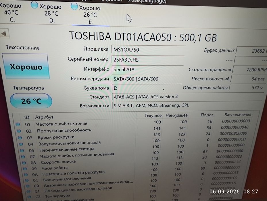 Жесткие диски БУ