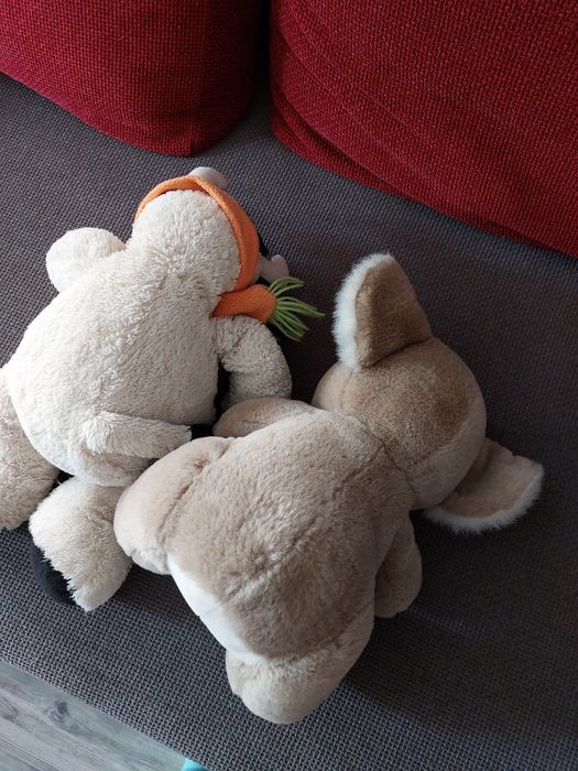 Плюшени играчки кравичка и мече