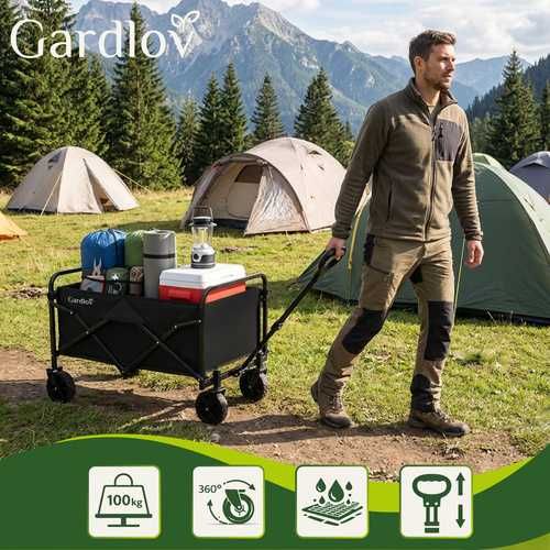 Градинска количка - два размера / Къмпинг количка / Сгъваема количка до 200кг