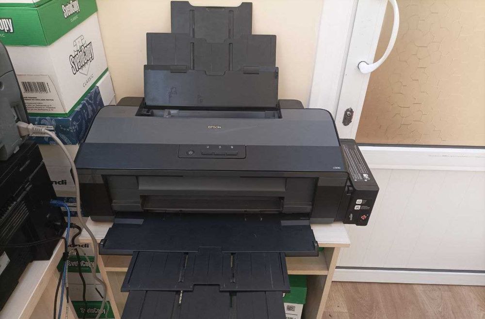 Epson принтер L1300 А3 струйный. Для чертежей, проектов, стройки