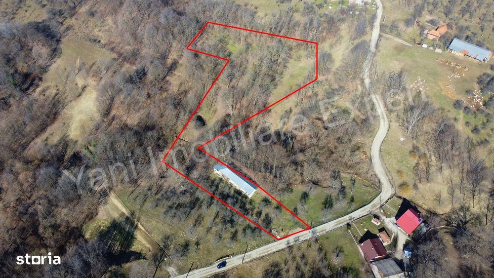 Construcție + teren de vânzare în comuna Valea Iașului,  județ Argeș.