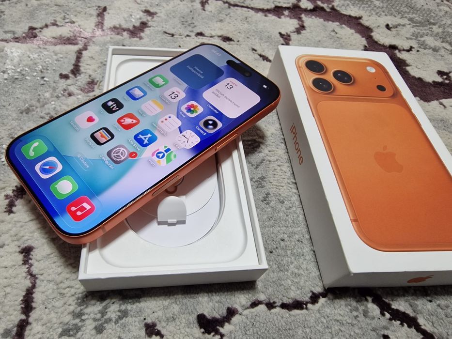 IPHONE 17 PRO 256GB impecabil Orange , full box