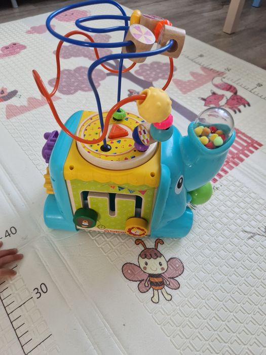 Бебешки дидактически активен куб Niny - Слонче