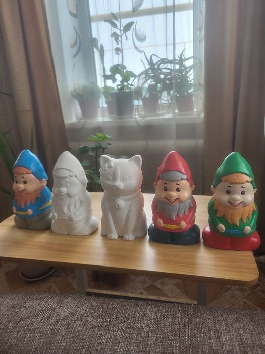 Копилка из гипса