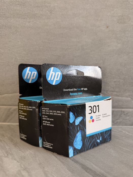 2x Cartus imprimanta HP 301 Multicolor