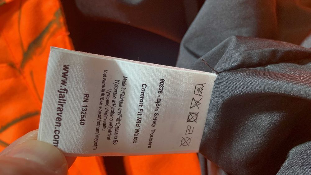 Мъжки ловен панталон Fjällräven Björn Safety Trousers XL