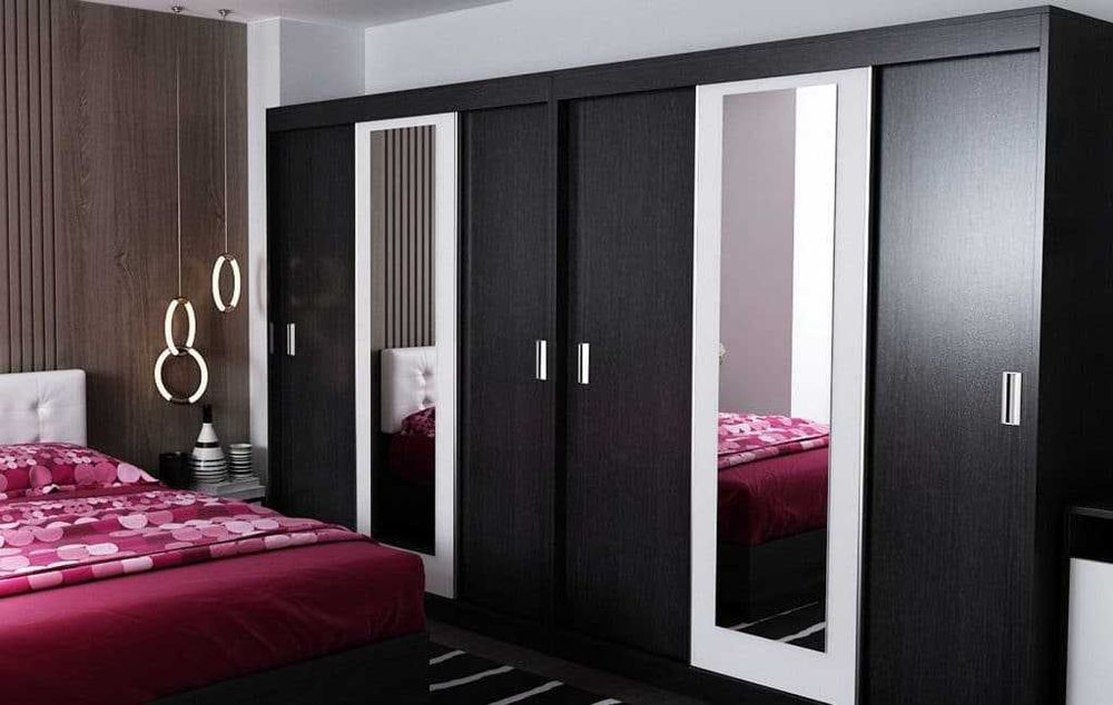 Set Dormitor Bingo F Tapitat Alb Dulap Dublu