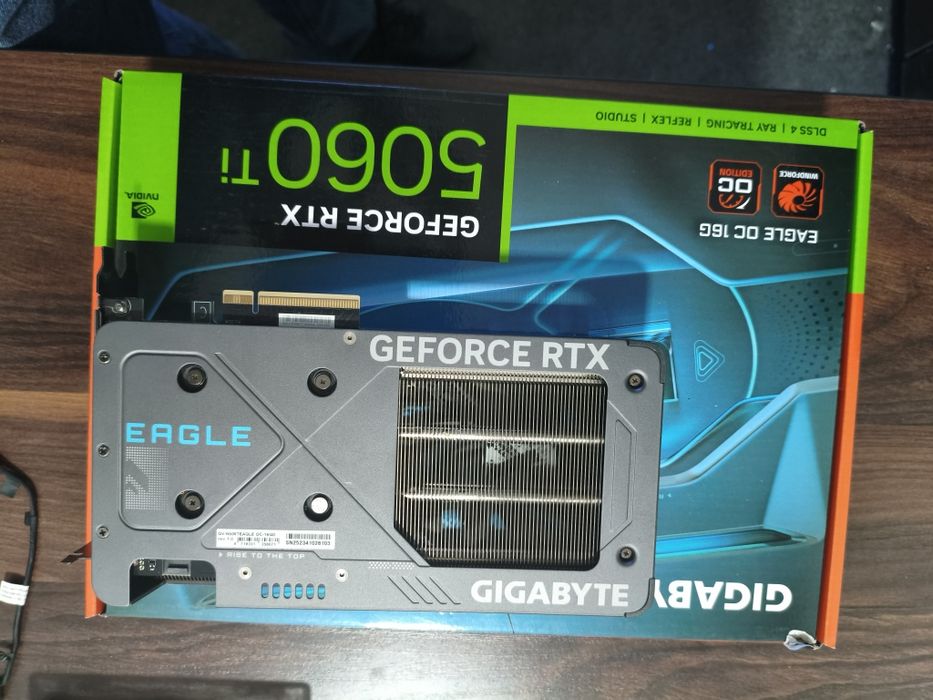 Gigabyte RTX 5060Ti 16GB DDR7 не дорого как новый